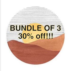 20% off Bundle of 3!